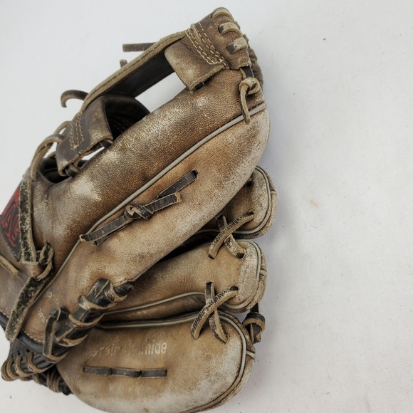 VTG MAG Leaguer Leather Glove Mitt Youth 10" Grain Cowhide Right Hand Throw - Picture 8 of 10